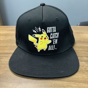 Black Gotta Catch 'Em All Pokemon Game Cards Hat Cap